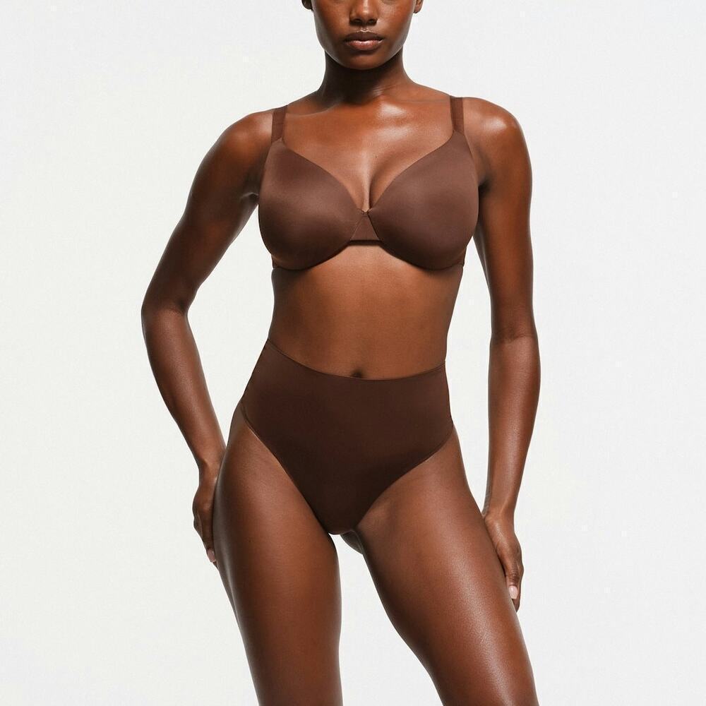 SKIMS Smoothing Intimates Lightly Lined FULL COVERAGE BRA Size 40D In COCOA NWT
